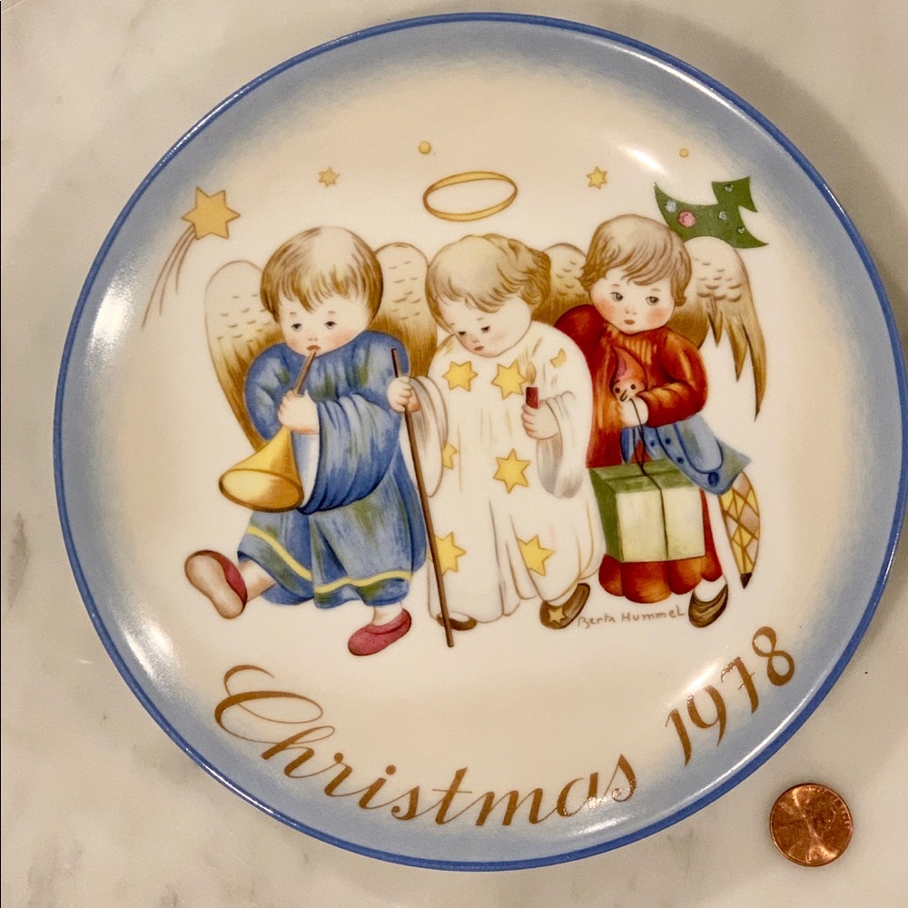 Vintage Schmid West Germany Christmas Plate